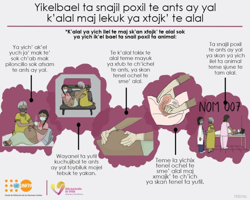 Yikelbael ta snajil poxil te ants ay yal k’alal maj lekuk ya xtojk’ te alal
