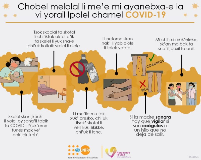Chobel melolal li me’e mi ayanebxa-e la vi yorail lpolel chamel COVID-19